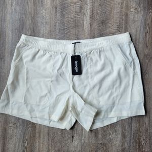 Allbirds XXL Woman's TreeBD short hemp off white linen nwt
